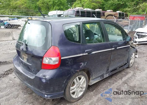 2008 Honda Fit Sport из США, поврежденный, VIN JHMGD38648S014818